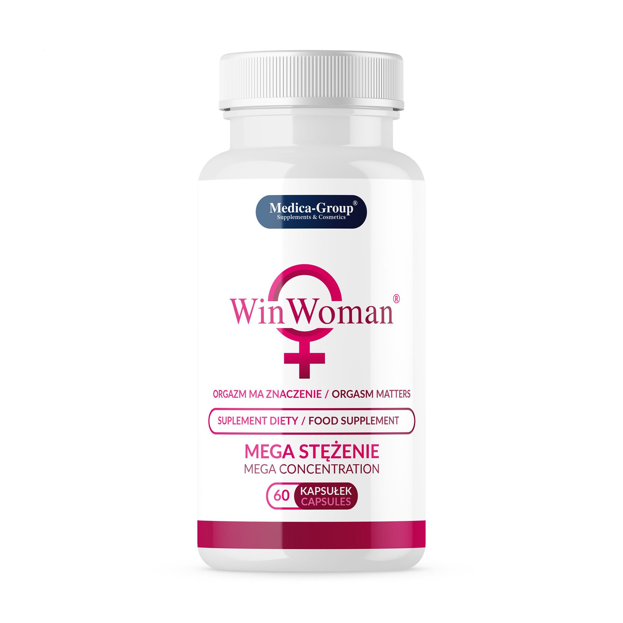 Комплекс для стимуляції жіночого оргазму Medica-Group Win Woman, 60 капсул